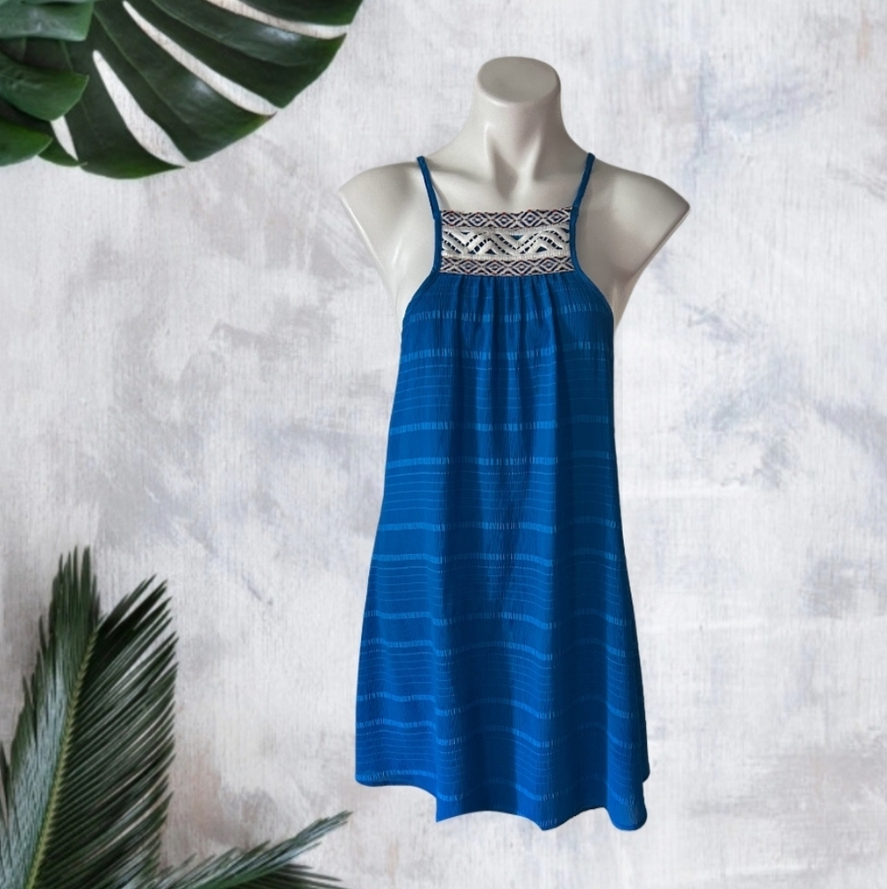 Trixxi Blue Strappy Dress